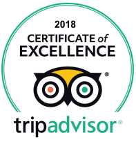 2018 TripAdvisor Award for Excellence